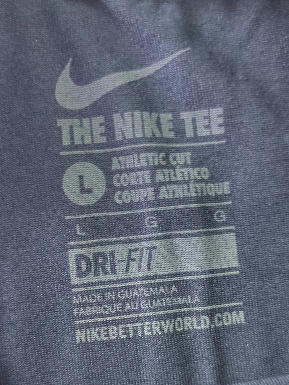 Nike Dri-FIT Pitt Panthers Performance T-Shirt Navy Gold Men's Large NCAA